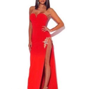 Miss Circle MAXI RED dress- GALA